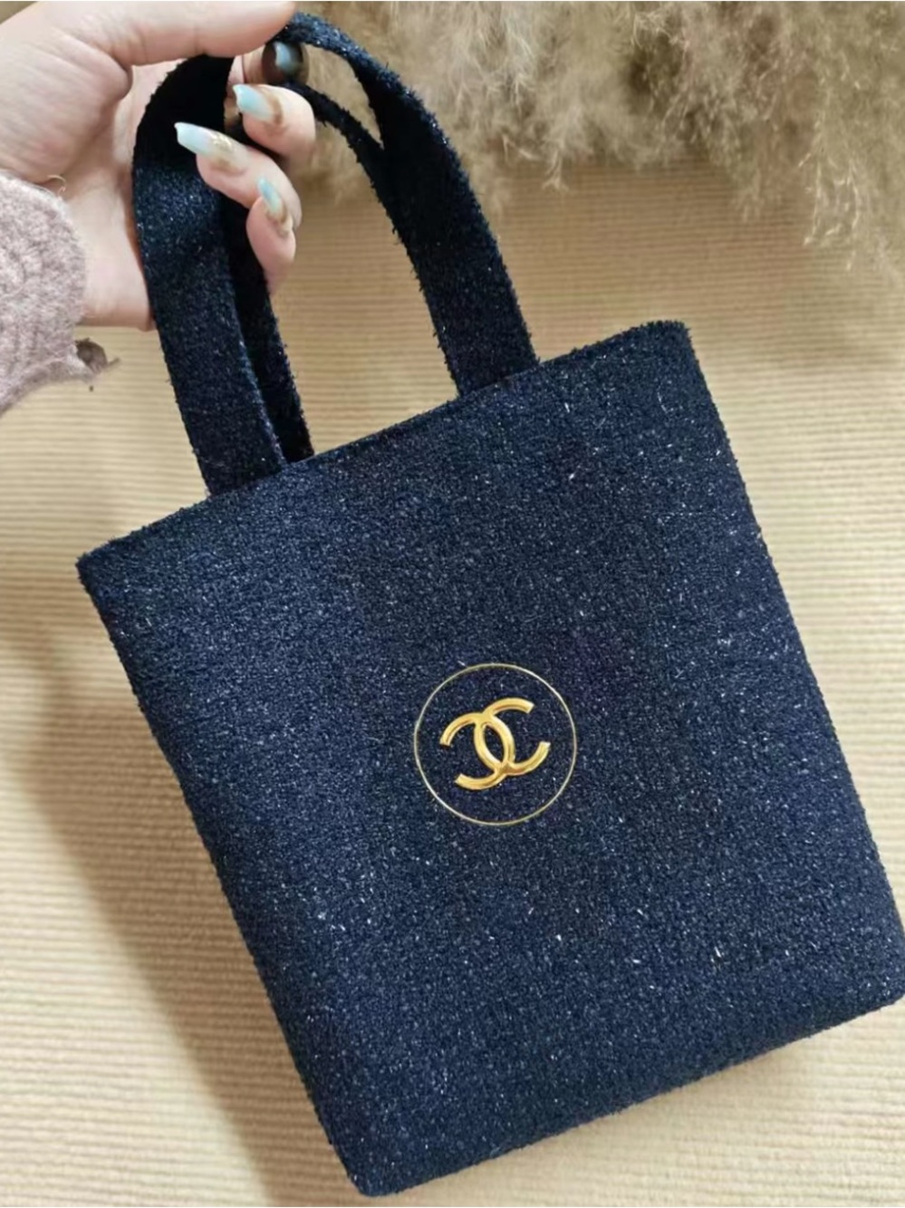 Chanel beauty gift small tote